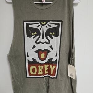 Obey Tank Tshirt NWT sz XS